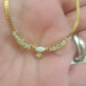 Opal and Gold Necklace